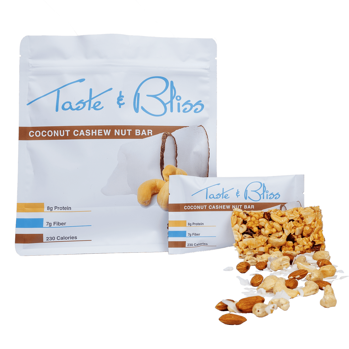 Coconut Cashew Nut Bar (8-Pack)